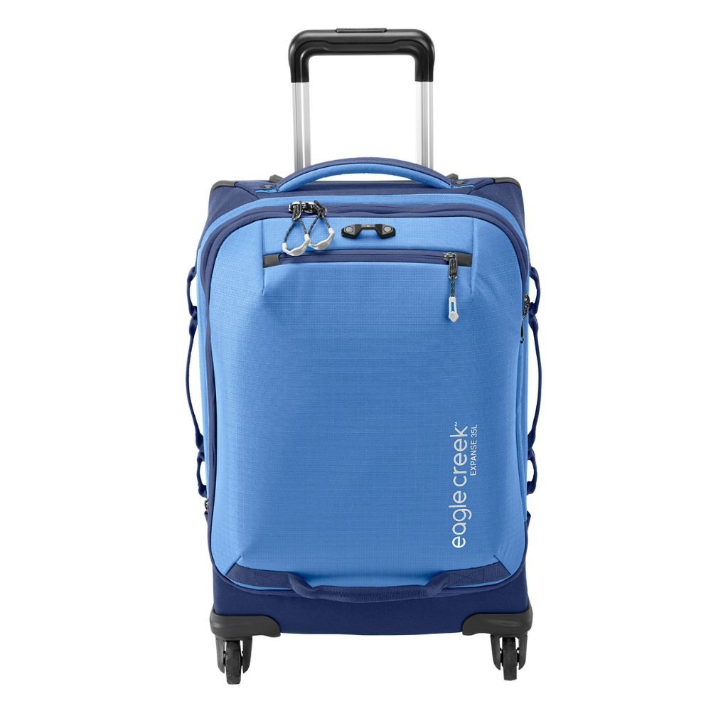 Eagle Creek Expanse 4 Wheel 55cm Int Carry On Spinner Luggage - Pilot Blue - Love Luggage