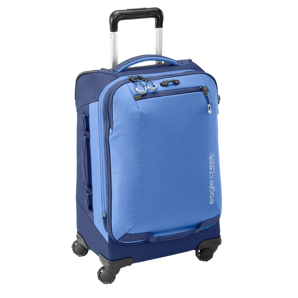 Eagle Creek Expanse 4 Wheel 56cm Carry On Spinner Luggage Pilot Blue - Love Luggage