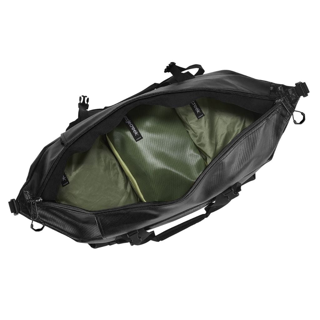 Eagle Creek Migrate 40L Ultra Tough Duffel/Backpack Bag - Black - Love Luggage