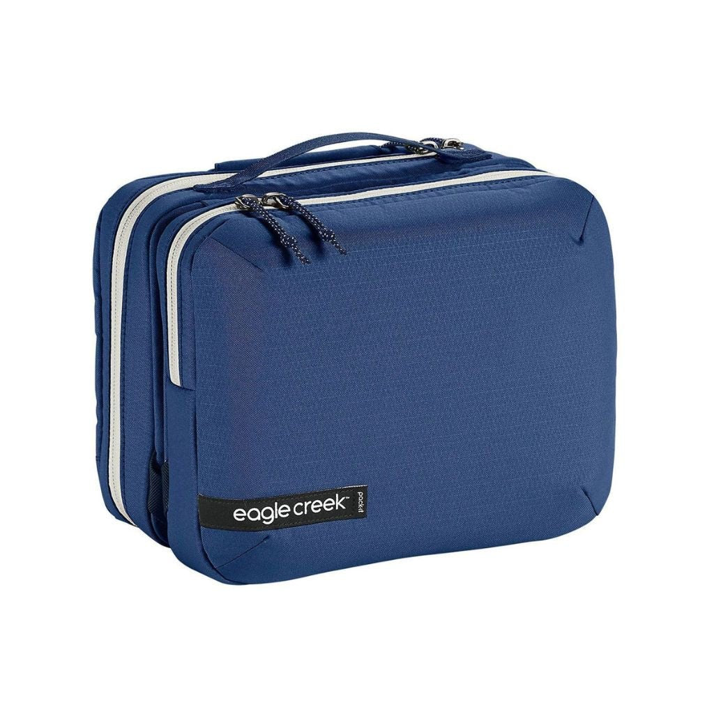 Eagle Creek PACK - IT™ REVEAL Tri Fold Toiletry Kit - Aizome Blue/Grey - Love Luggage