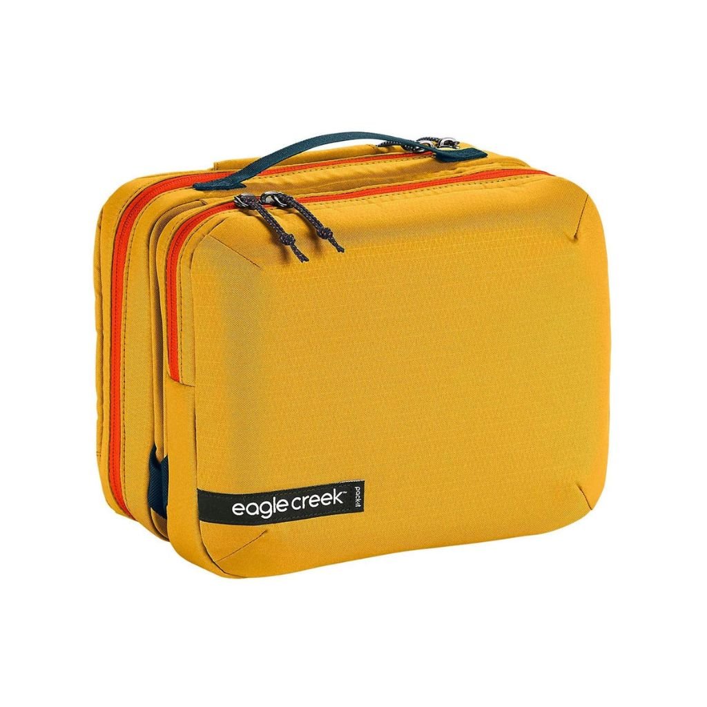 Eagle Creek PACK - IT™ REVEAL Tri Fold Toiletry Kit - Sahara Yellow - Love Luggage