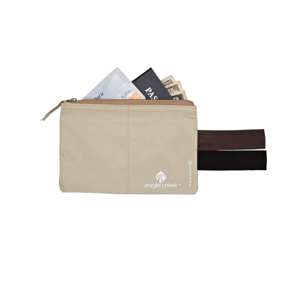 Eagle Creek RFID Blocker Hidden Pocket - Tan - Love Luggage