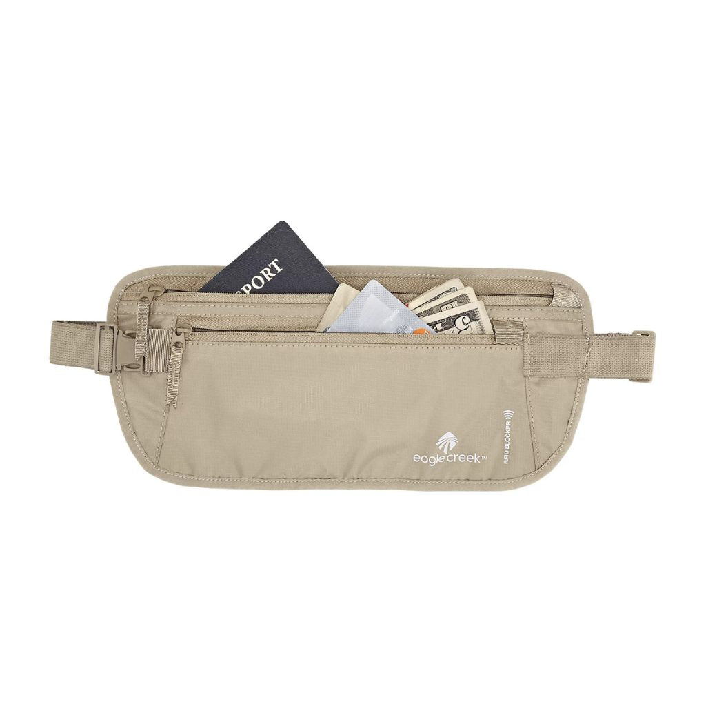 Eagle Creek RFID Blocker Money Belt DLX - Tan - Love Luggage