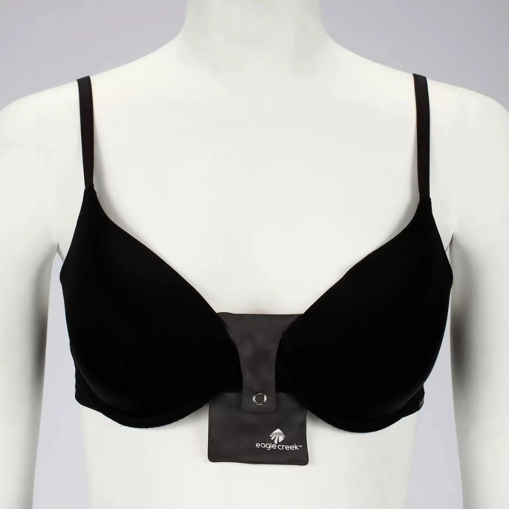 Eagle Creek Silk Undercover Bra Stash - Black - Love Luggage