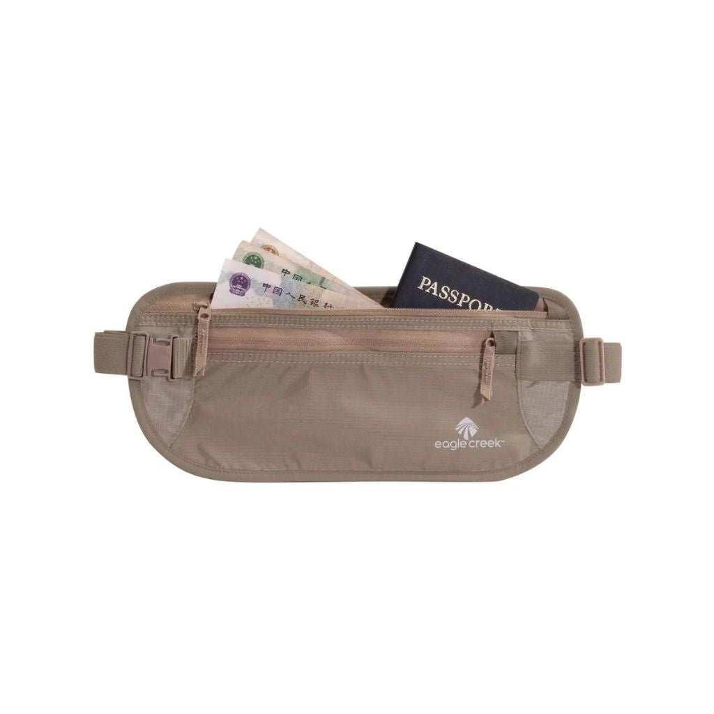 Eagle Creek Silk Undercover Neck Wallet DLX - Khaki - Love Luggage