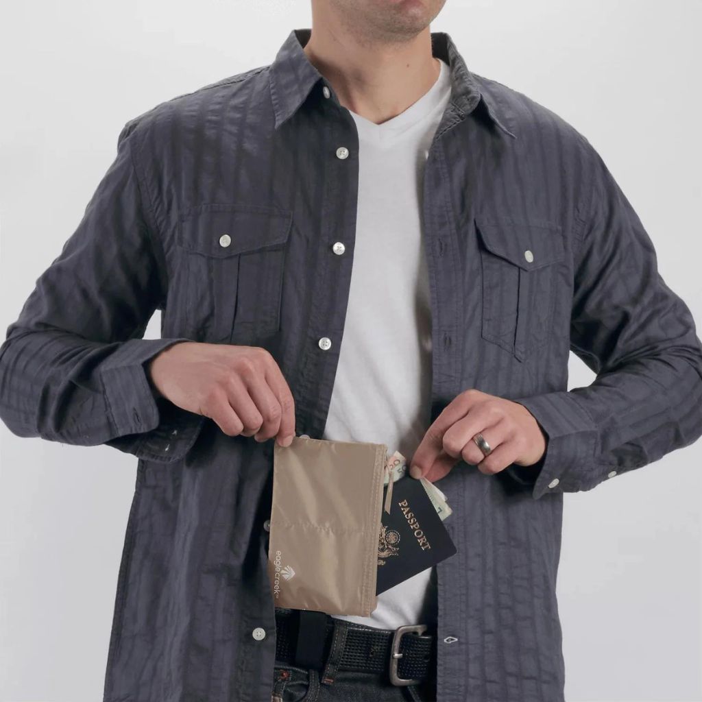 Eagle Creek Undercover Hidden Pocket - Khaki - Love Luggage