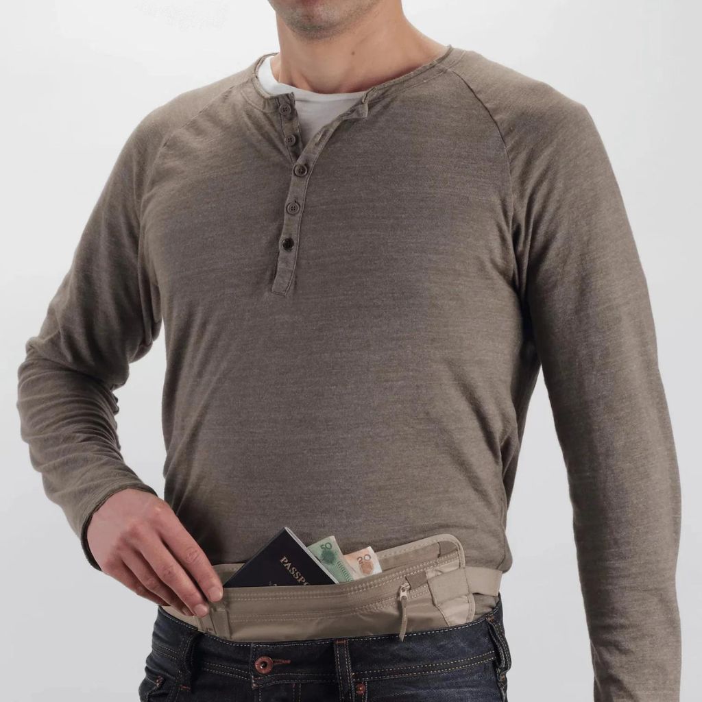 Eagle Creek Undercover Money Belt DLX - Khaki - Love Luggage