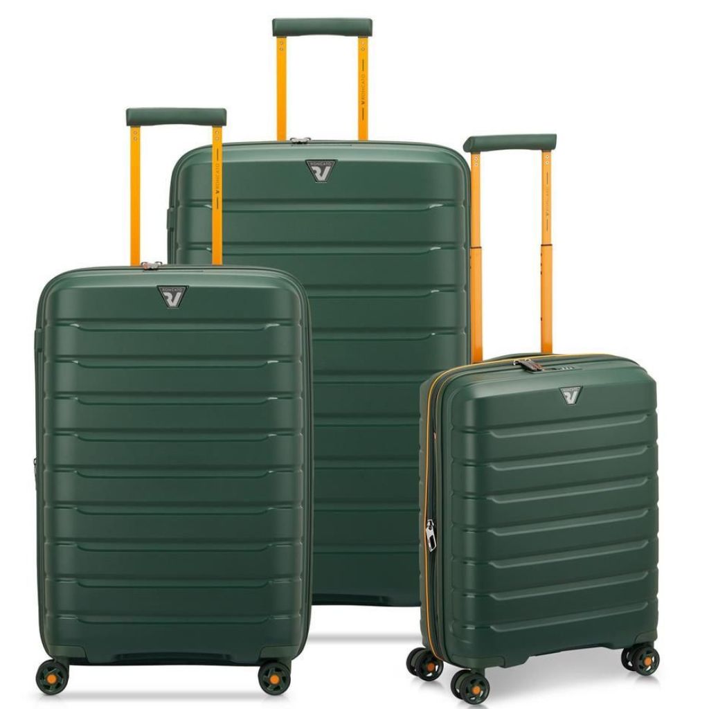 Roncato B Flying 3 Piece Lightweight EXP Spinner Luggage Set - Green