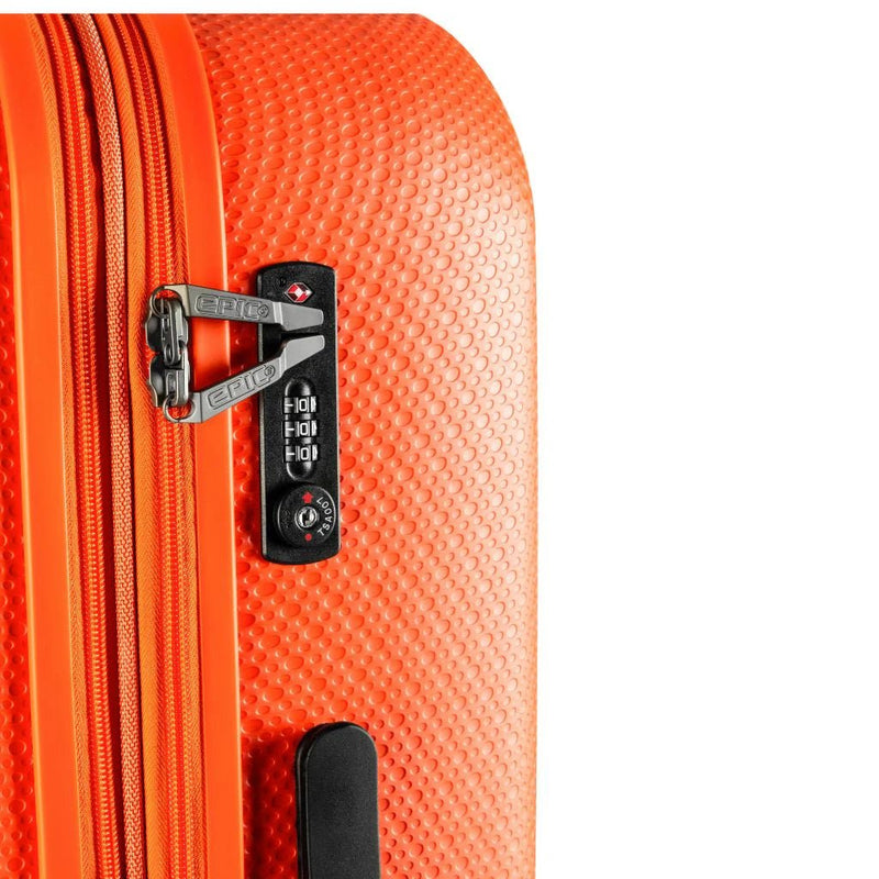 Epic GTO 5.0 - 2 Piece Hardside Luggage Duo - Neon Orange - Love Luggage