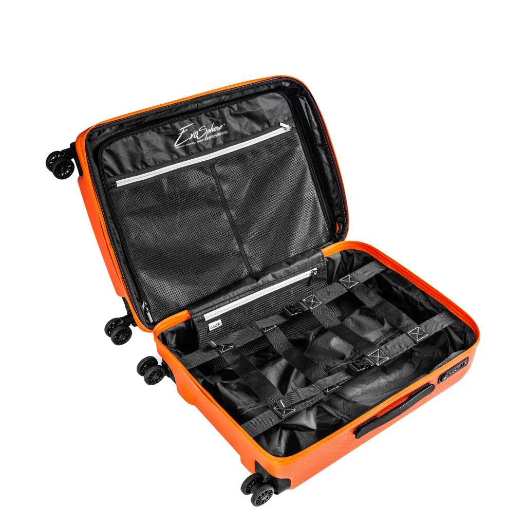 Epic GTO 5.0 - 2 Piece Hardside Luggage Duo - Neon Orange - Love Luggage