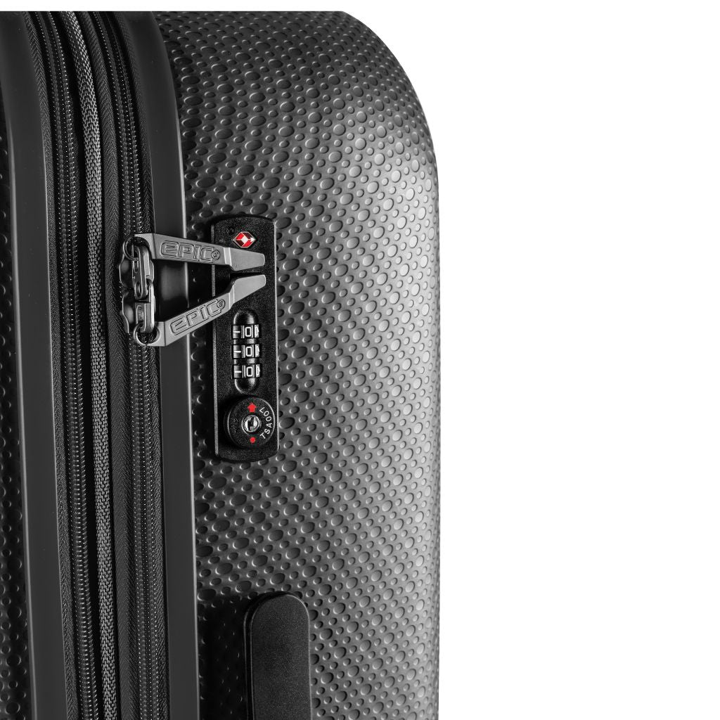 Epic GTO 5.0 65cm Medium Expander Suitcase - Frozen Black - Love Luggage