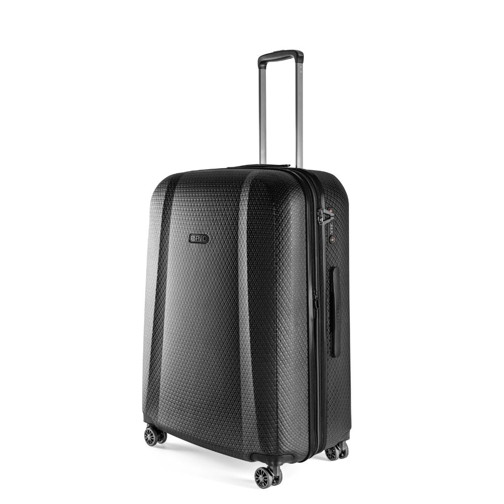 Epic GTO 5.0 73cm Large Expander Suitcase - Frozen Black - Love Luggage