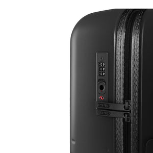 Epic Spin 55cm Carry On Lightweight Suitcase - Matt Black - Love Luggage