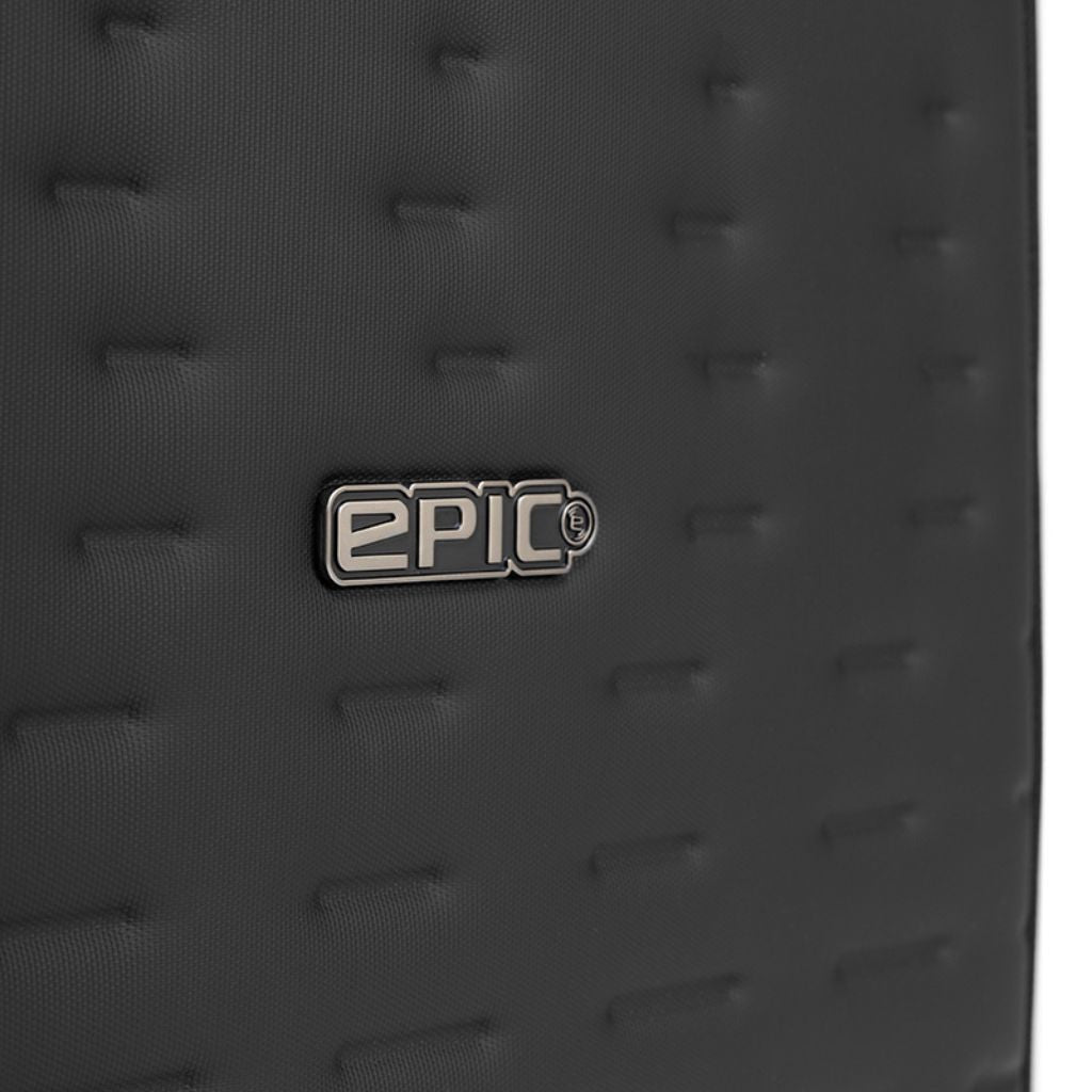 Epic Spin 55cm Carry On With 15" Laptop Sleeve - Matt Black - Love Luggage