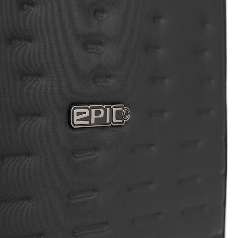 Epic Spin 55cm Carry On With 15" Laptop Sleeve - Matt Black - Love Luggage