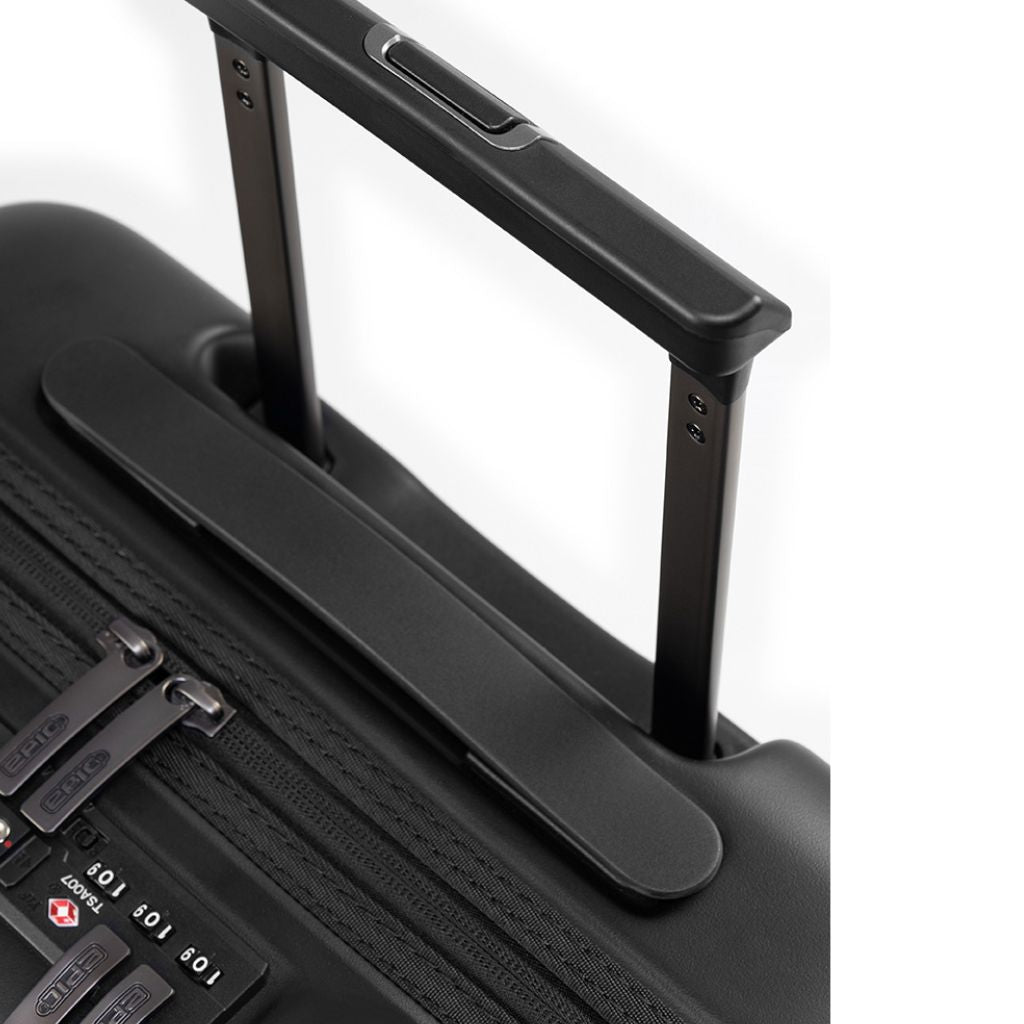 Epic Spin 55cm Carry On With 15" Laptop Sleeve - Matt Black - Love Luggage