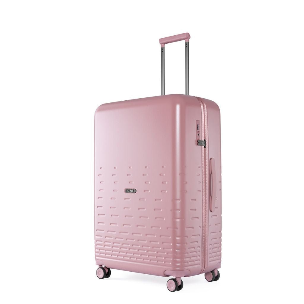 Epic Spin 75cm Large Lightweight Suitcase - Pink - Love Luggage