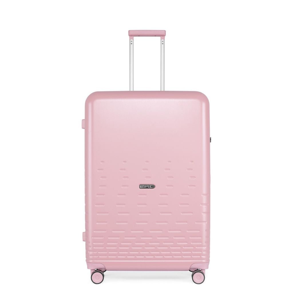 Epic Spin 75cm Large Lightweight Suitcase - Pink - Love Luggage