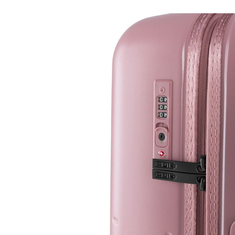 Epic Spin 75cm Large Lightweight Suitcase - Pink - Love Luggage