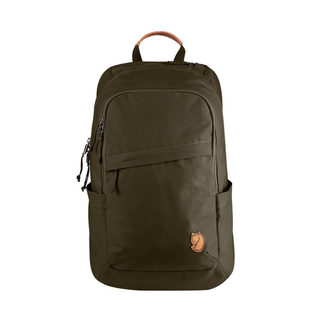 Fjallraven 15" Raven 20L Backpack - Dark Olive - Love Luggage