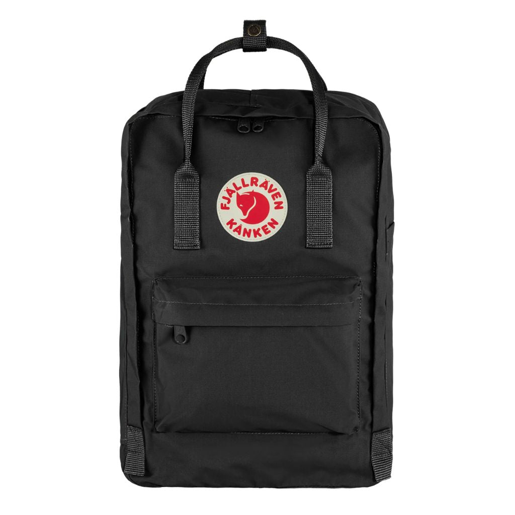 Fjallraven Kanken 15" Laptop Backpack Black - Love Luggage