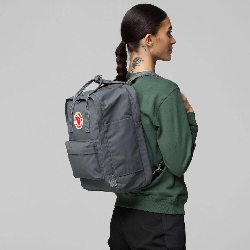 Fjallraven Kanken 15" Laptop Backpack Black - Love Luggage