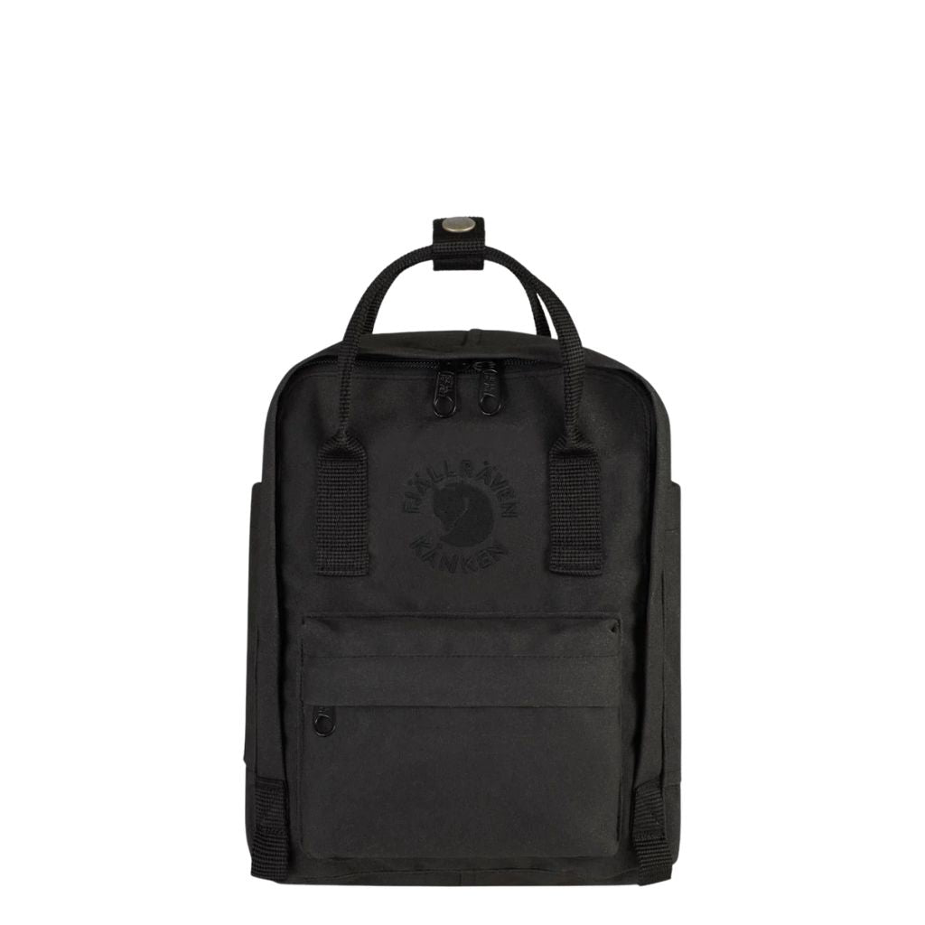 kanken backpack mini australia Fjallraven Mini RE-KÅNKEN Backpack Black | Sale Now On