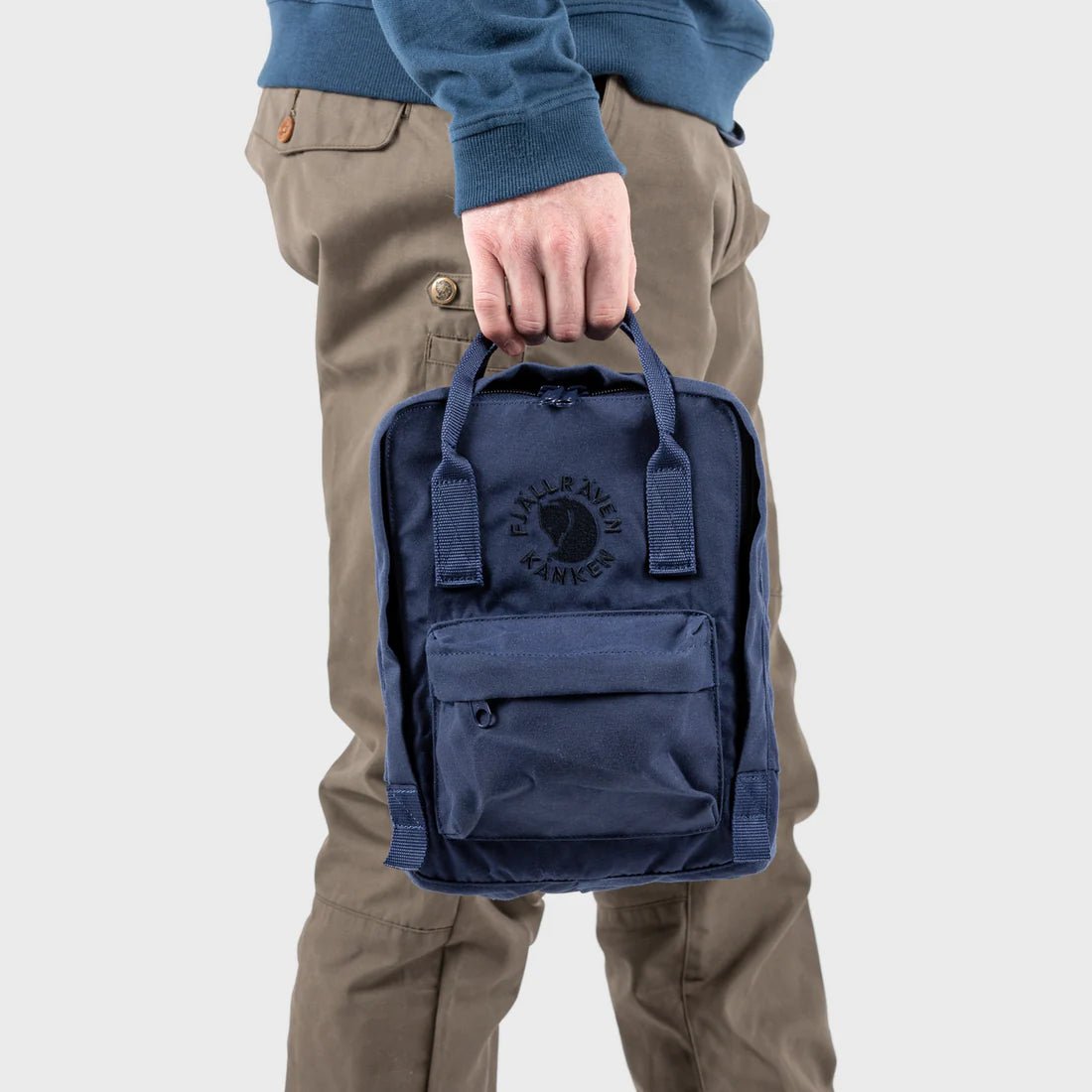 Fjallraven Mini RE-KÅNKEN Backpack Black | Sale Now On
