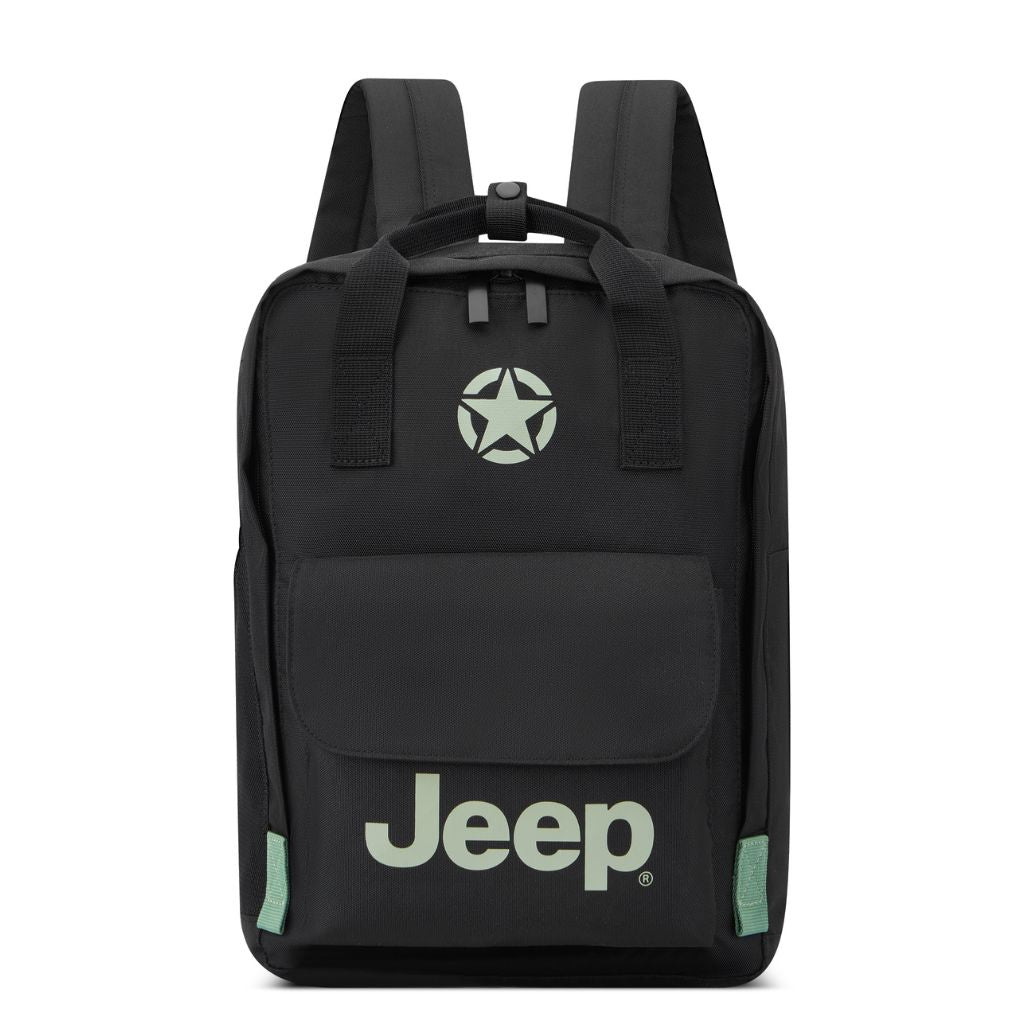 Jeep 15" Tote Laptop Backpack - Black - Love Luggage