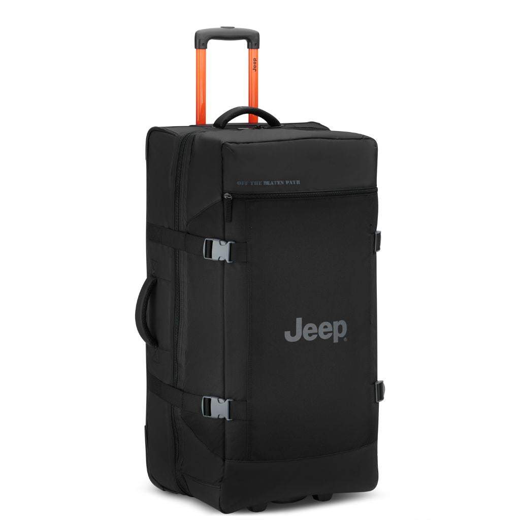Jeep 2 - Wheel - 82 cm Rolling Duffle Bag - Black - Love Luggage