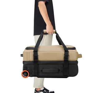 Jeep 55 cm 2 - Wheel All Terrain Rolling Duffle Bag - Black - Love Luggage