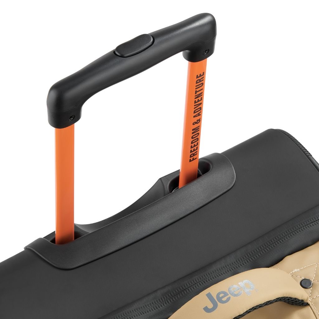 Jeep 55 cm 2 - Wheel All Terrain Rolling Duffle Bag - Warm Sand - Love Luggage