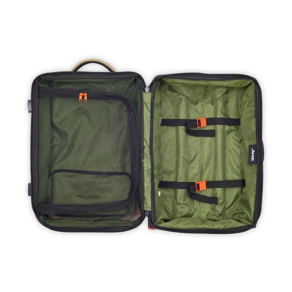 Jeep 55 cm 2 - Wheel All Terrain Rolling Duffle Bag - Warm Sand - Love Luggage
