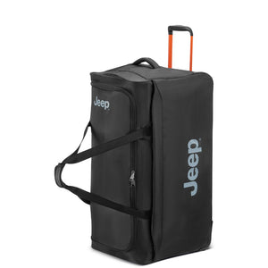 Jeep 83 cm Duel Wheel Lightweight Large Duffle Bag - Black - Love Luggage