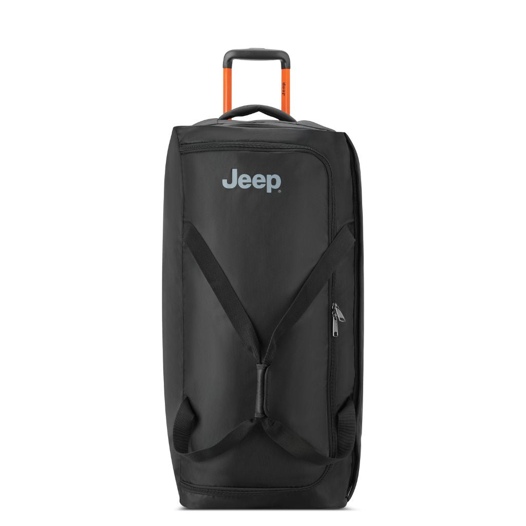 Jeep 83 cm Duel Wheel Lightweight Large Duffle Bag - Black - Love Luggage