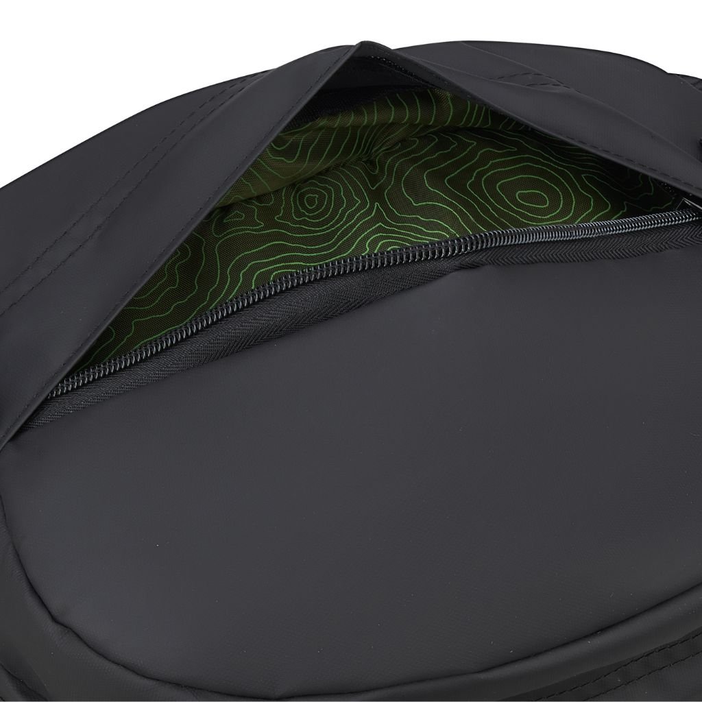 Jeep Cylindrical 17" Laptop Backpack with RFID - Black - Love Luggage