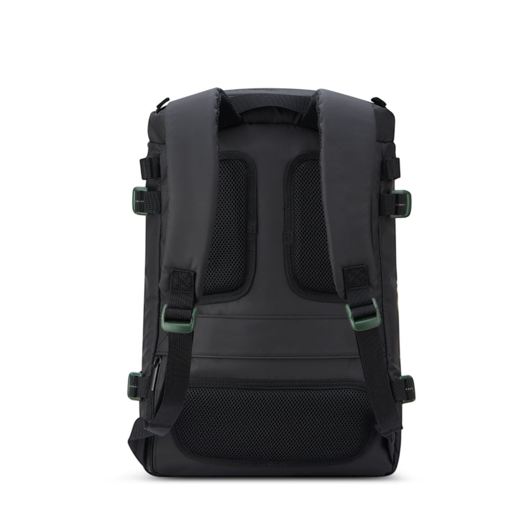 Jeep Cylindrical 17" Laptop Backpack with RFID - Black - Love Luggage