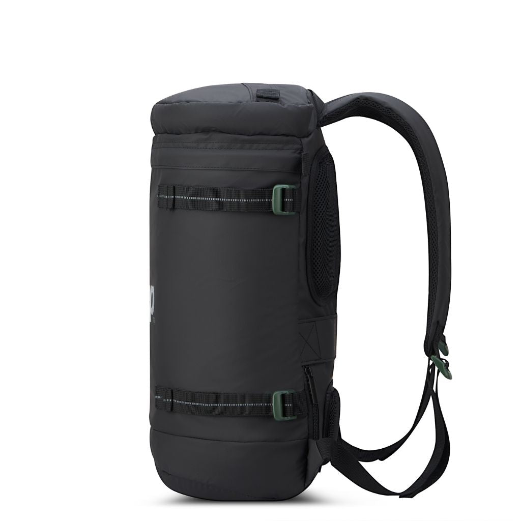 Jeep Cylindrical 17" Laptop Backpack with RFID - Black - Love Luggage