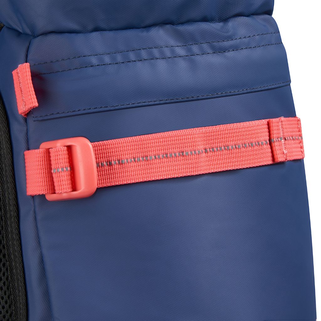 Jeep Cylindrical 17" Laptop Backpack with RFID - Navy - Love Luggage