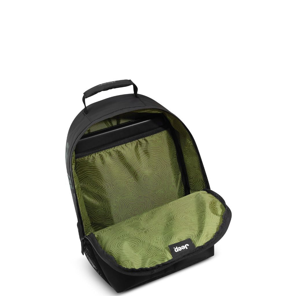 Jeep Duel Material 15.6" Laptop Backpack - Black - Love Luggage