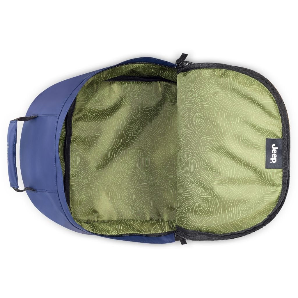 Jeep Duel Material 15.6" Laptop Backpack - Navy - Love Luggage
