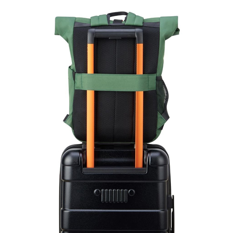 Jeep Rolltop 17" Laptop Backpack - Green - Love Luggage