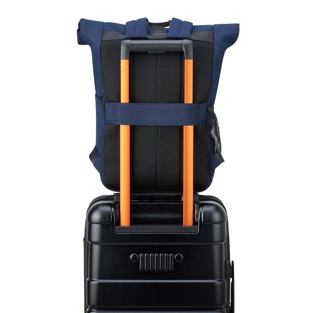 Jeep Rolltop 17" Laptop Backpack - Navy - Love Luggage