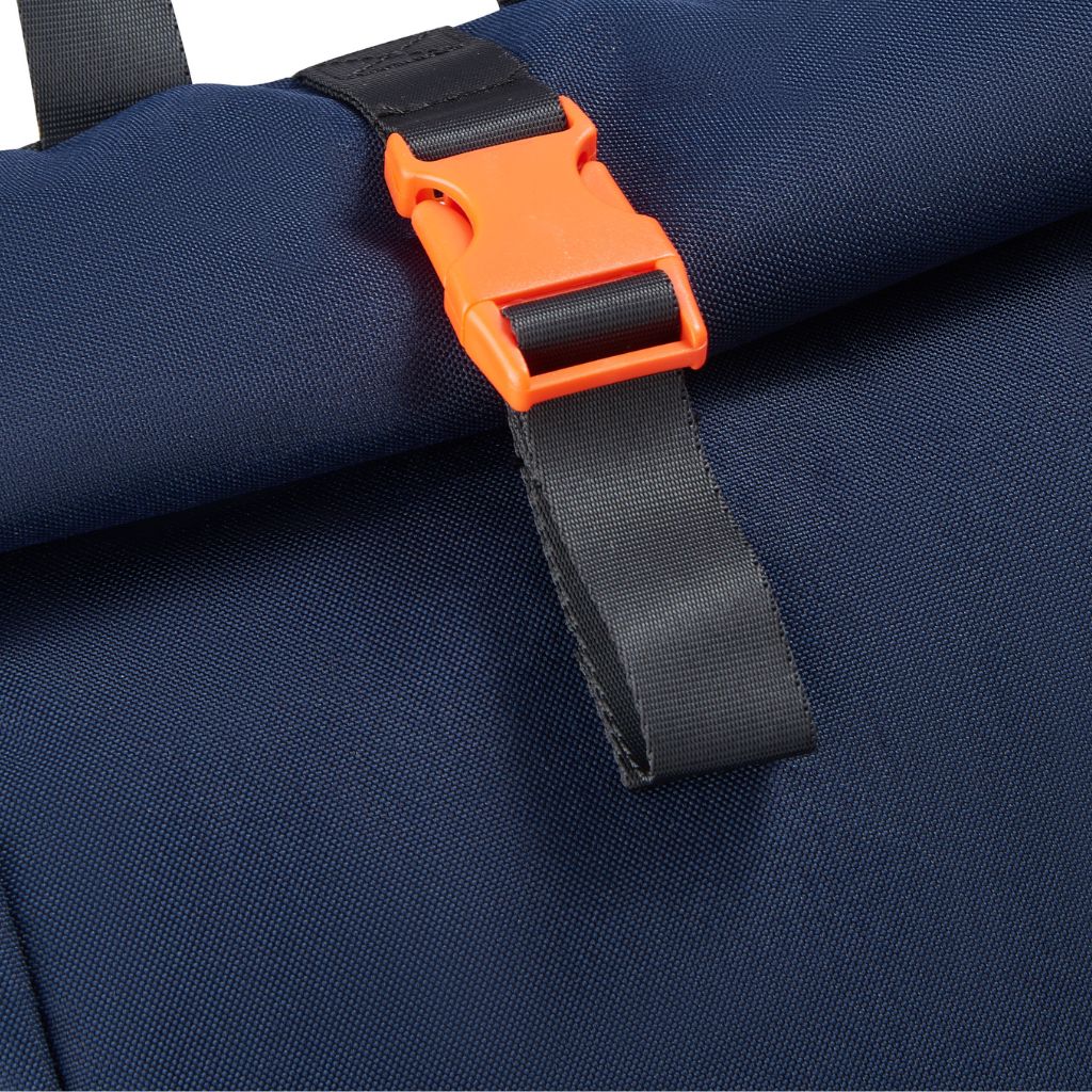 Jeep Rolltop 17" Laptop Backpack - Navy - Love Luggage