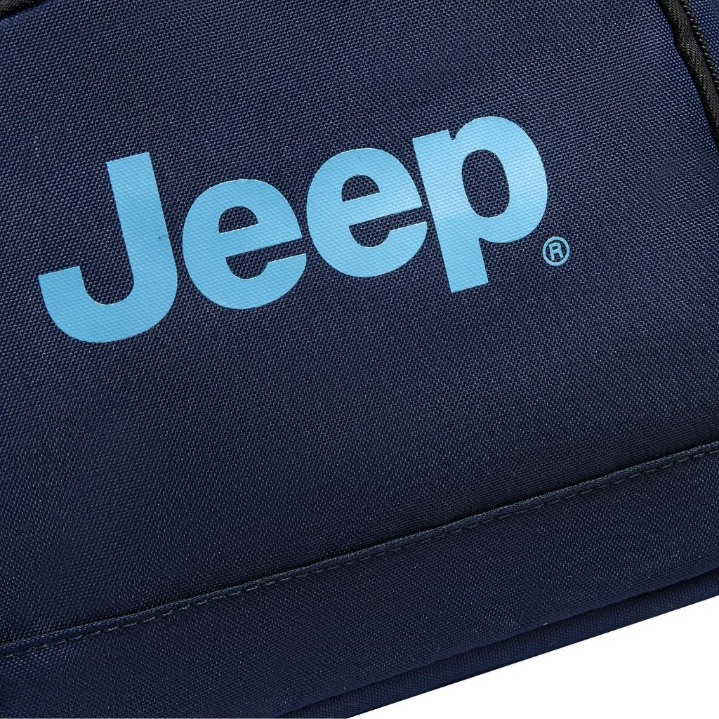 Jeep Rolltop 17" Laptop Backpack - Navy - Love Luggage
