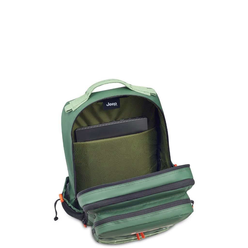 Jeep Tactical Multi Pocket 15" Backpack - Green - Love Luggage
