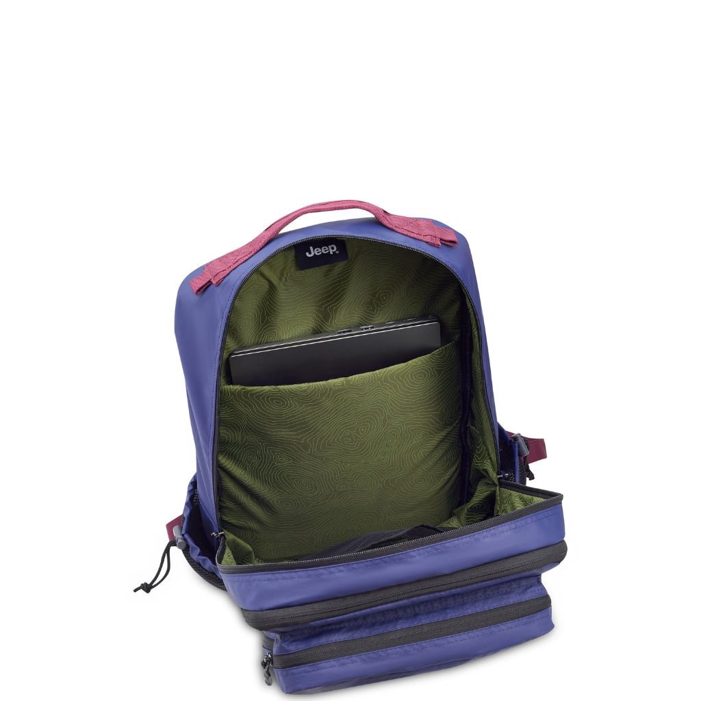 Jeep Tactical Multi Pocket 15" Backpack - Navy - Love Luggage