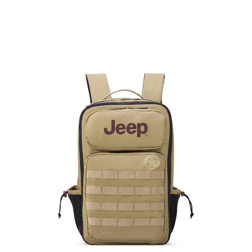 Jeep Tactical Multi Pocket 15" Backpack - Yellow - Love Luggage