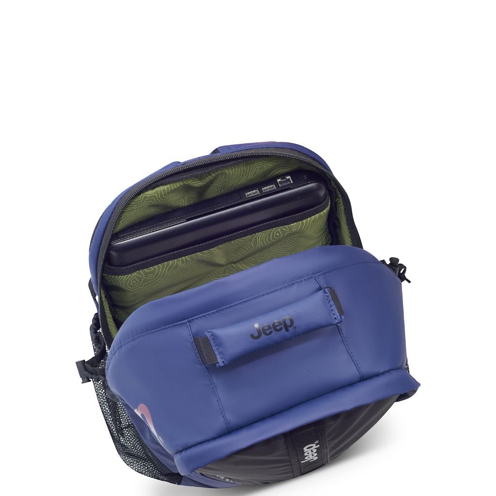Jeep Versatile 15.6" Laptop Backpack - Navy - Love Luggage