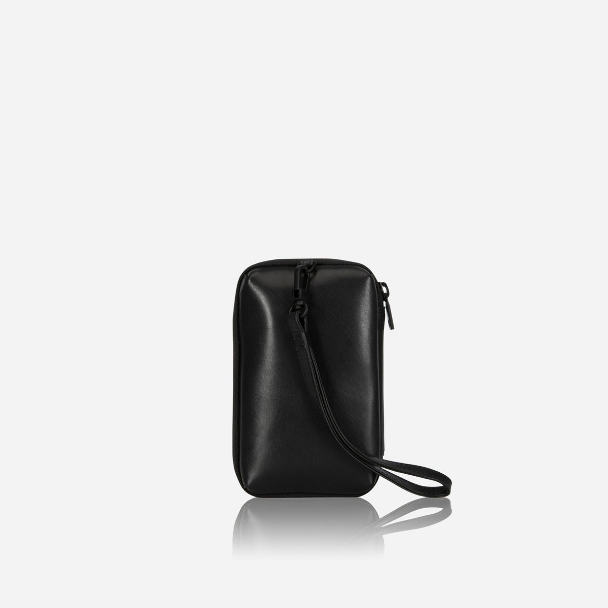 Jekyll & Hide Compact Zip Around Cable Pouch, Black - Love Luggage